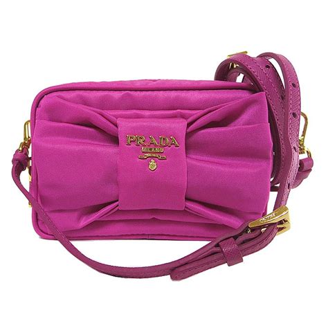 prada pink bow purse
